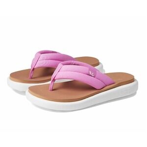 Koolaburra by UGG Alane Flip Flop Sandals Womens 9 Pink Padded Straps Resort